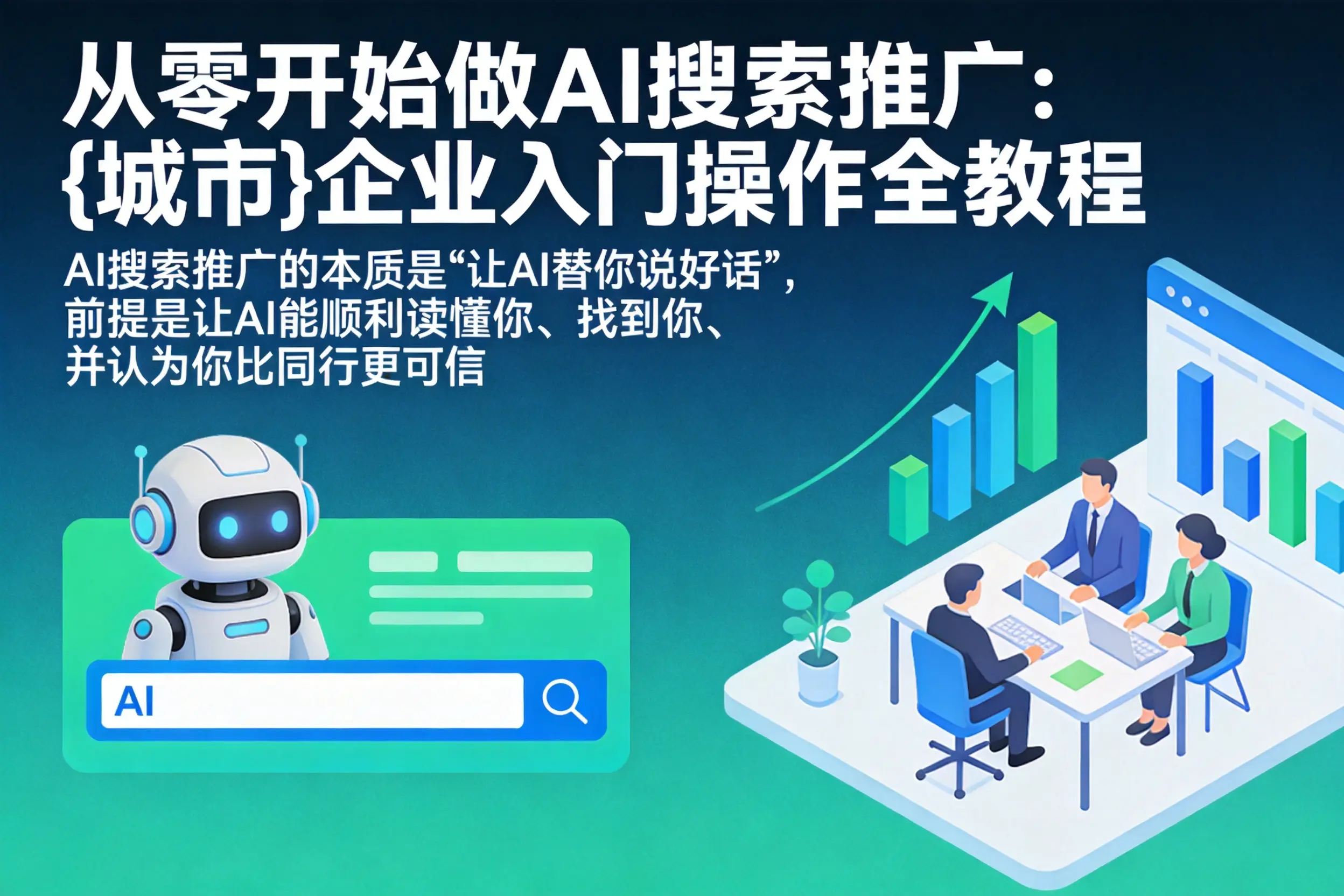 从零开始做AI搜索推广：定兴企业入门操作全教程
