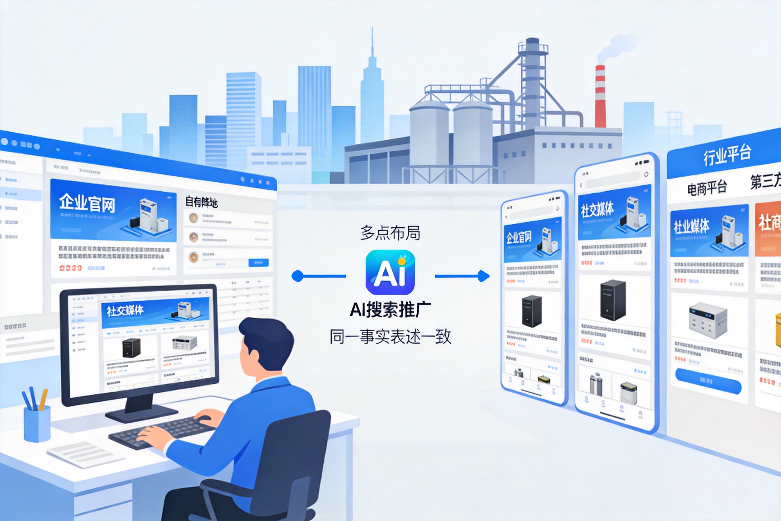 定兴制造企业怎样通过AI搜索推广获得精准客户